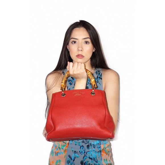 Gucci Exclusive Bamboo Shopper Tote - Picture 12 of 12